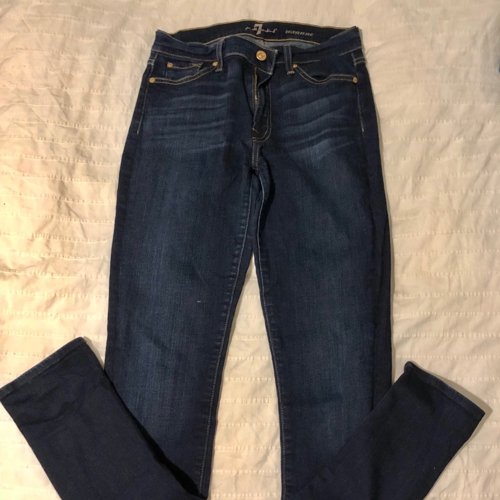 Dark wash seven for all man kind jeans